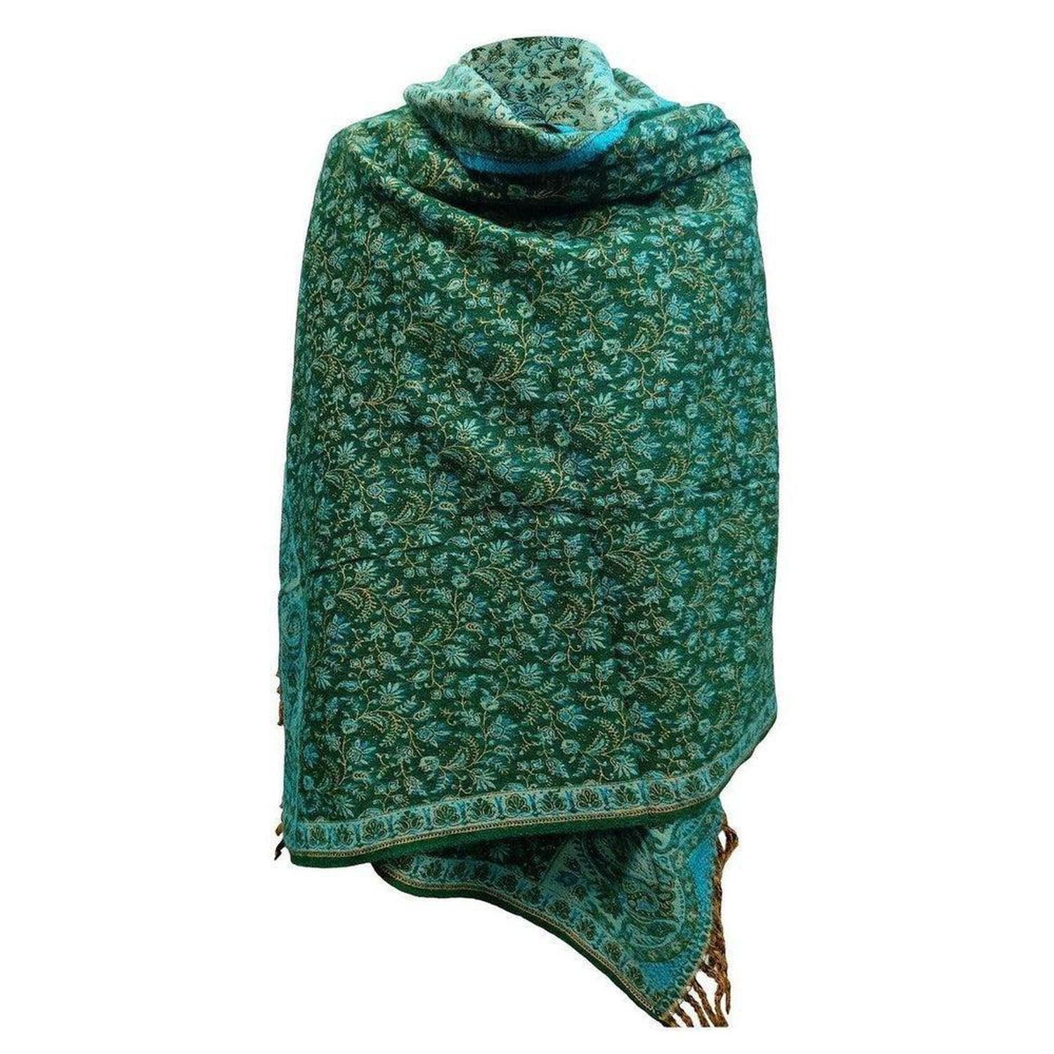 Handmade Yak Wool Shawl | Ultra-Warm & Reversible Himalayan - Snuggle into an ultra-warm, reversible Yak Wool Shawl. Hand-loomed with non-allergenic Himalayan down wool. Luxurious comfort & great gift idea. Buy Now at Sacred Remedy