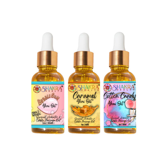 Yoni Oils | Exclusive Sweet Tooth Bundle | x3 Flavours - Indulge your senses with our exclusive Sweet Tooth Yoni Oil Bundle. Featuring 3 delicious flavors, this set offers variety and luxurious self-care. Shop now! Buy Now at Sacred Remedy