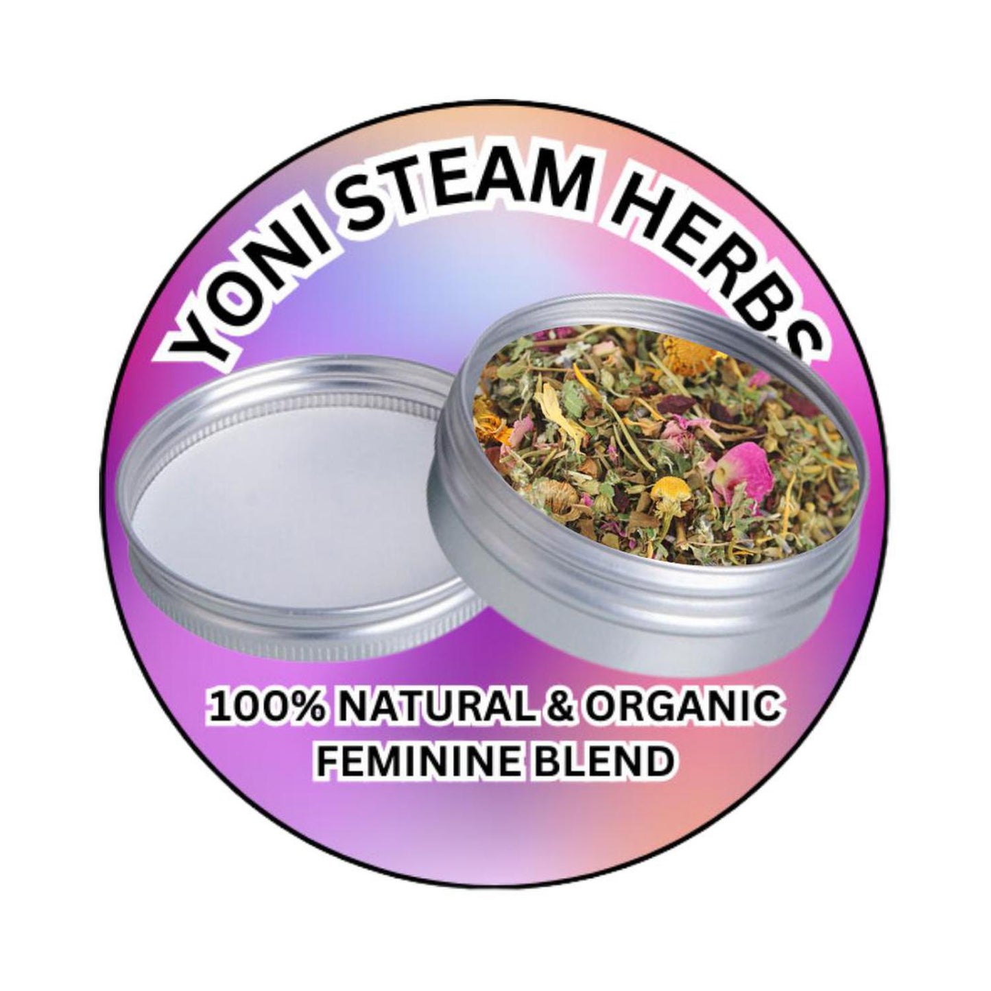 Nourish Your Inner Sanctuary with Organic Yoni Steam Herbs - Indulge in a restorative self-care ritual with our soothing Yoni Steam Herbs. Crafted with a blend of 100% organic botanicals (like chamomile, lavender, and calendula), these herbs are designed to promote wellness and relaxation. Buy Now at Sacred Remedy