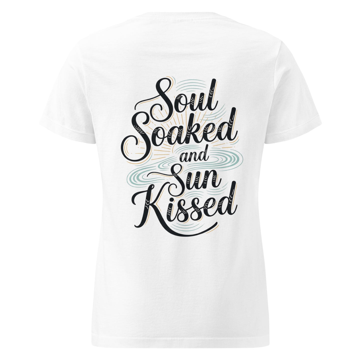 Soul Soaked & Sun Kissed T-Shirt | Empower Your Spirit | Shop Now - Embrace your inner glow with our soft, semi-fitted "Soul Soaked & Sun Kissed" spiritual tee. Perfect for holistic living. Available in Grey, White & Pink. Buy Now at Sacred Remedy